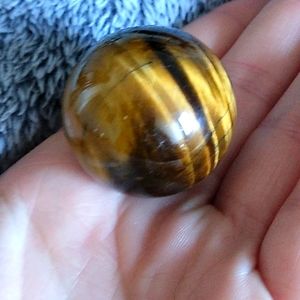 Tiger eye sphere